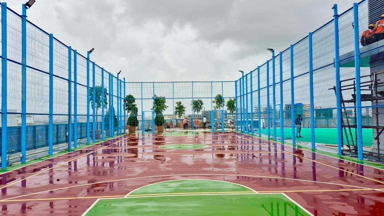 High-Altitude Sports Perimeter Fencing at Nita Mukesh Ambani Junior School